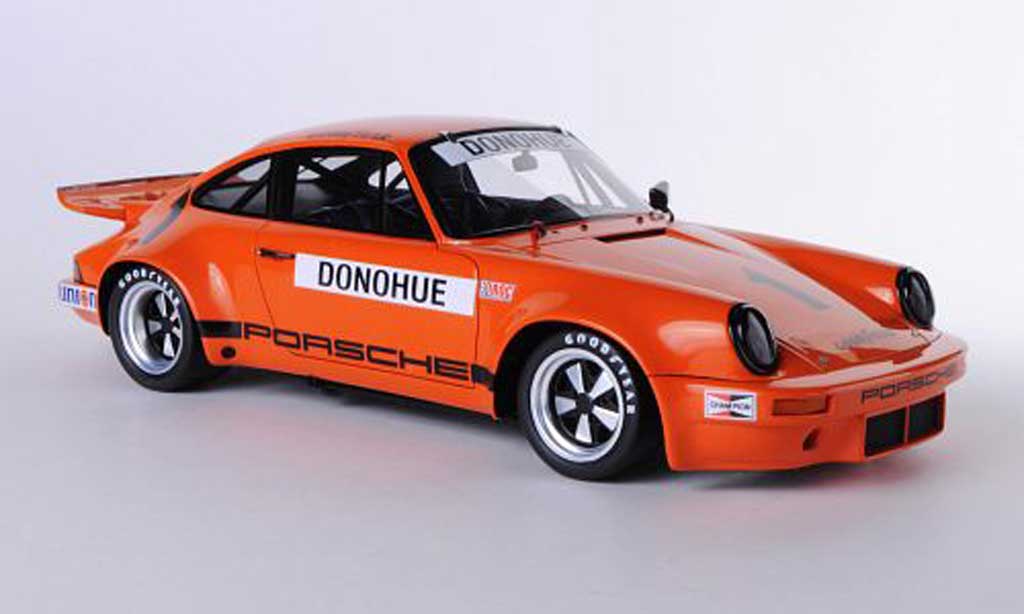 Porsche 930 RS 1/18 Spark RS 3.0 No.1 M.Donohue IROC 1975 modellino in miniatura