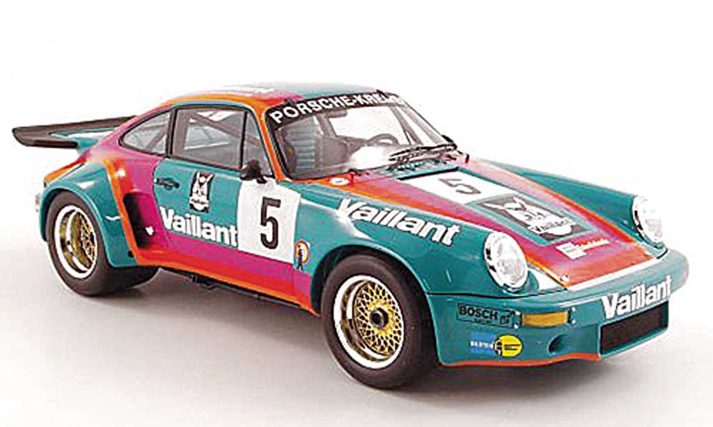 Porsche 930 RSR 1/18 Spark RSR 3.0 No.5 Vaillant B.Wollek DRM 1975 modellino in miniatura