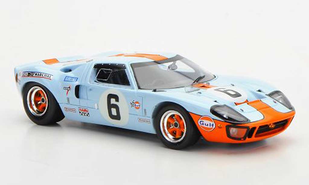 Ford GT40 1/43 Spark GT 40 No.6 Gulf J.Ickx/J.Oliver 24h Le Mans 1969 modellino in miniatura