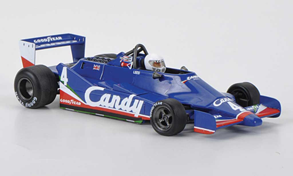 Tyrrell 009 1/43 Spark No.4 Candy G.Lees GP Deutschland 1979 modellino in miniatura
