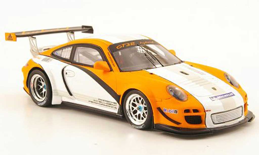 Porsche 997 GT3 1/43 Spark GT3 R hybrid Prasentationsmodell 2010 modellino in miniatura