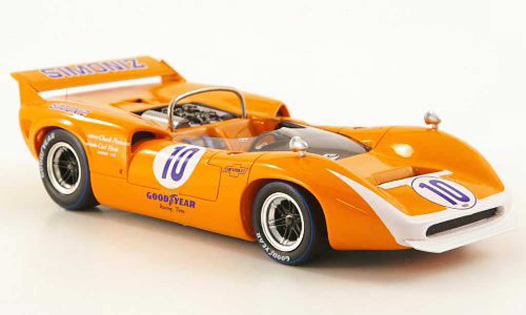 Lola T70 1968 1/43 Spark 1968 MKIII No.10 Simoniz Can-AM modellino in miniatura