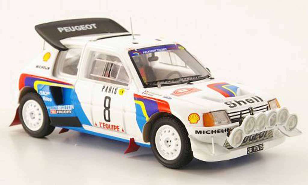 Peugeot 205 Turbo 16 1/43 Spark Turbo 16 T16 Evolution 2 No.8 S Rally Monte Carlo 1986 modellino in miniatura