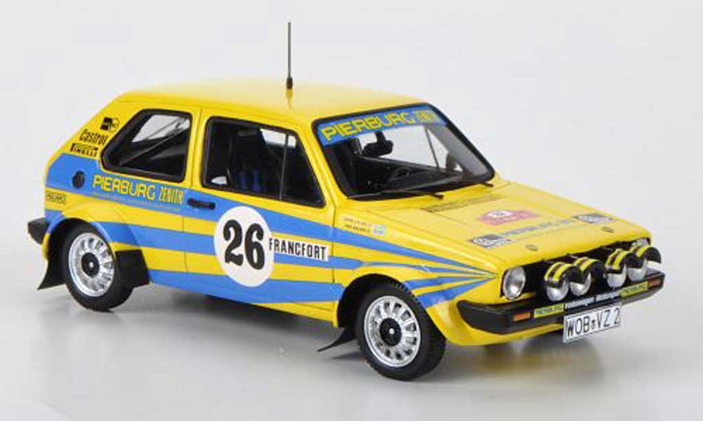 Volkswagen Golf 1 GTI 1/43 Spark 1 GTI No.26 Pierburg P.Eklund/H.Sylvan Rally Monte Carlo 1980 modellino in miniatura