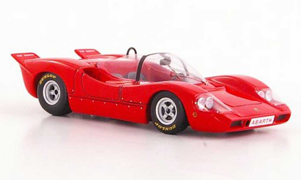 Abarth 2000 Sport Spider 1/43 Spark Sport Spider rosso 1968 modellino in miniatura