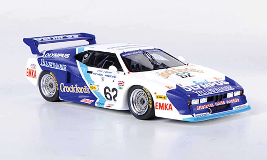 Bmw M1 1982 1/43 Spark 1982 No.62 Crockfords/Olympus 24h Le Mans 1982 S.O Rourke/N.Mason/R.Down modellino in miniatura