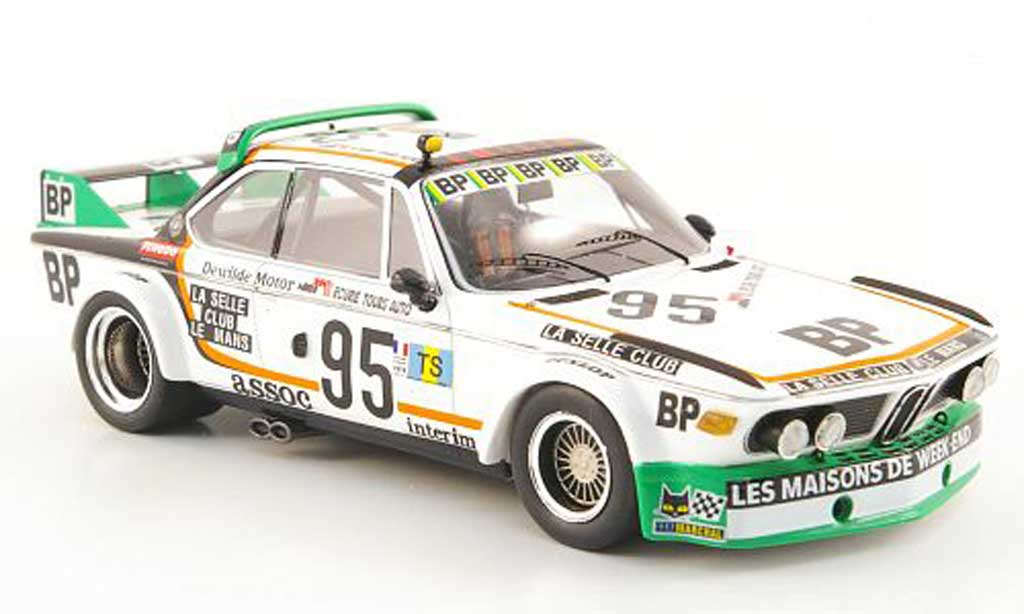 Bmw 3.0 CSL 1/43 Spark CSL Gruppe 2 No.95 BP 24h Le Mans 1976 modellino in miniatura