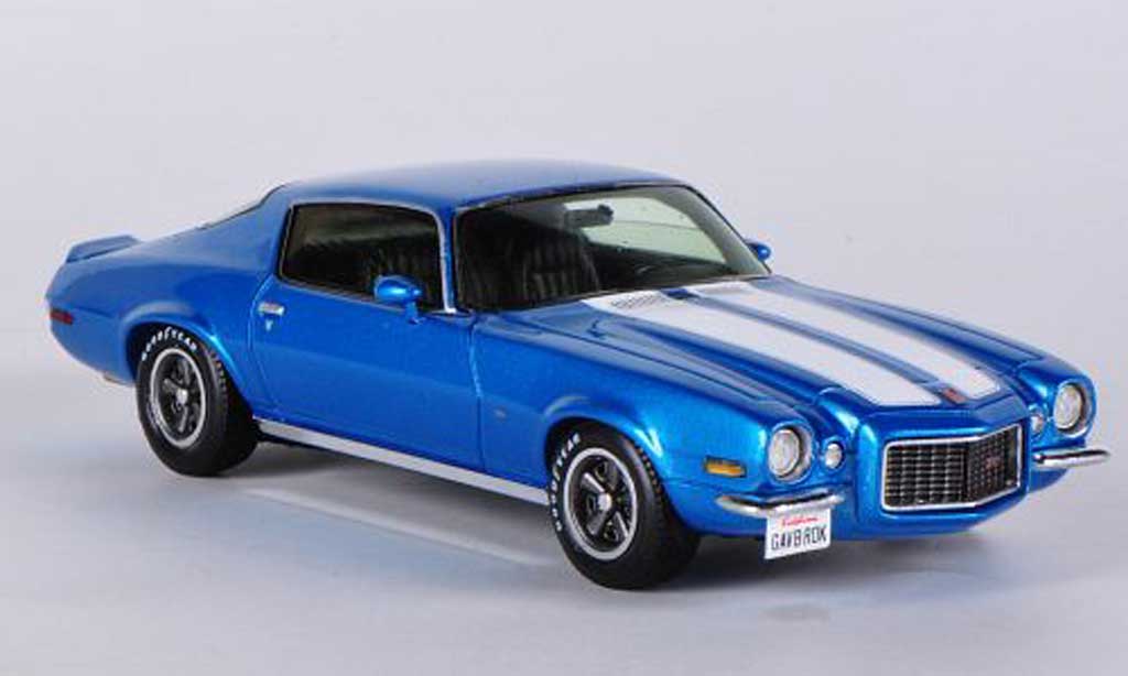 Chevrolet Camaro Z28 1/43 Spark Z28 blu/bianco 1970 modellino in miniatura