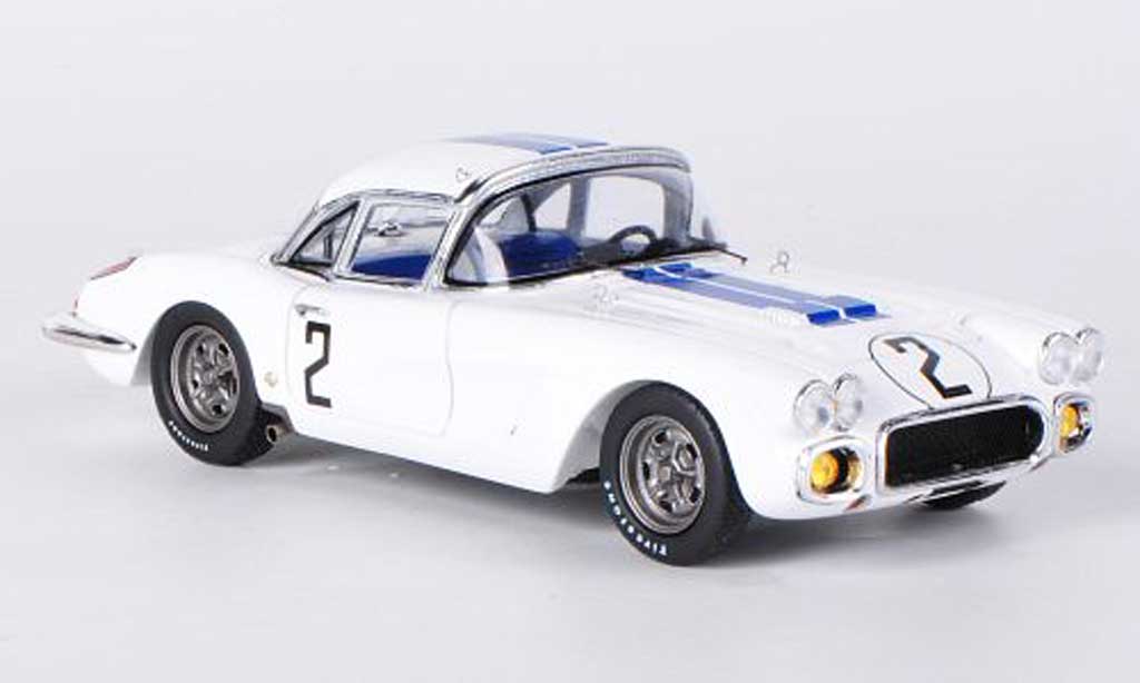 Chevrolet Corvette C1 1/43 Spark C1 (C1) No.2 R.Thompson / F.Windridge 24h Le Mans modellino in miniatura