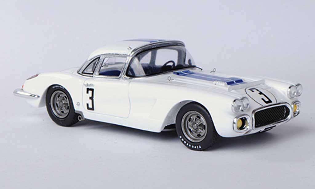 Chevrolet Corvette C1 1/43 Spark C1 (C1) No.3 J.Fitch / B.Grossman 24h Le Mans 1960 modellino in miniatura