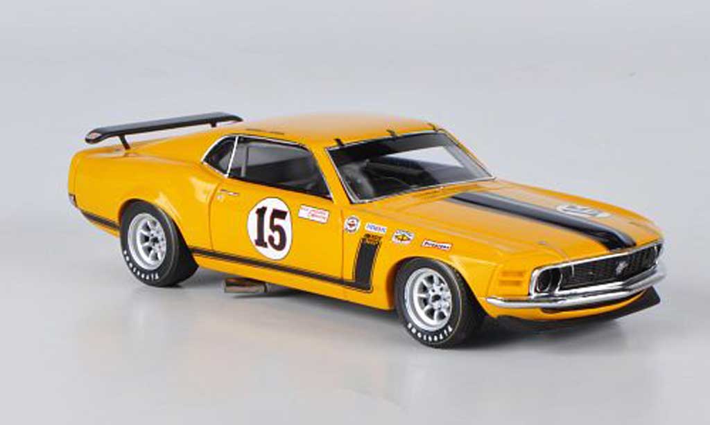Ford Mustang 1970 1/43 Spark 1970 Boss 302 No.15 Parnelli Jones Trans-Am modellino in miniatura