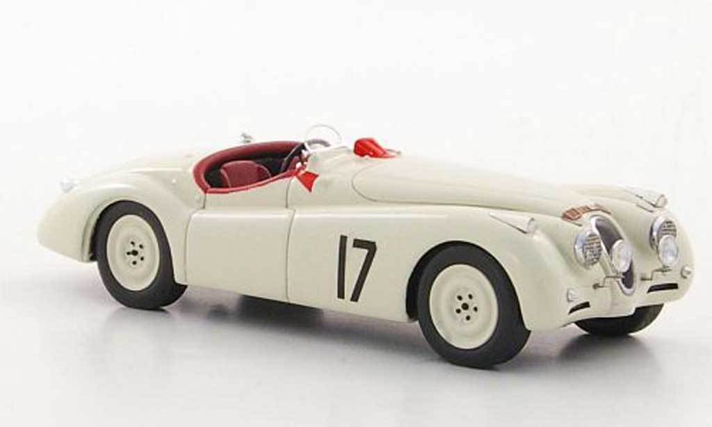 Jaguar XK 120 1/43 Spark 120 No.17 L.Johnson / B.Hadley 24h Le Mans 1950 modellino in miniatura