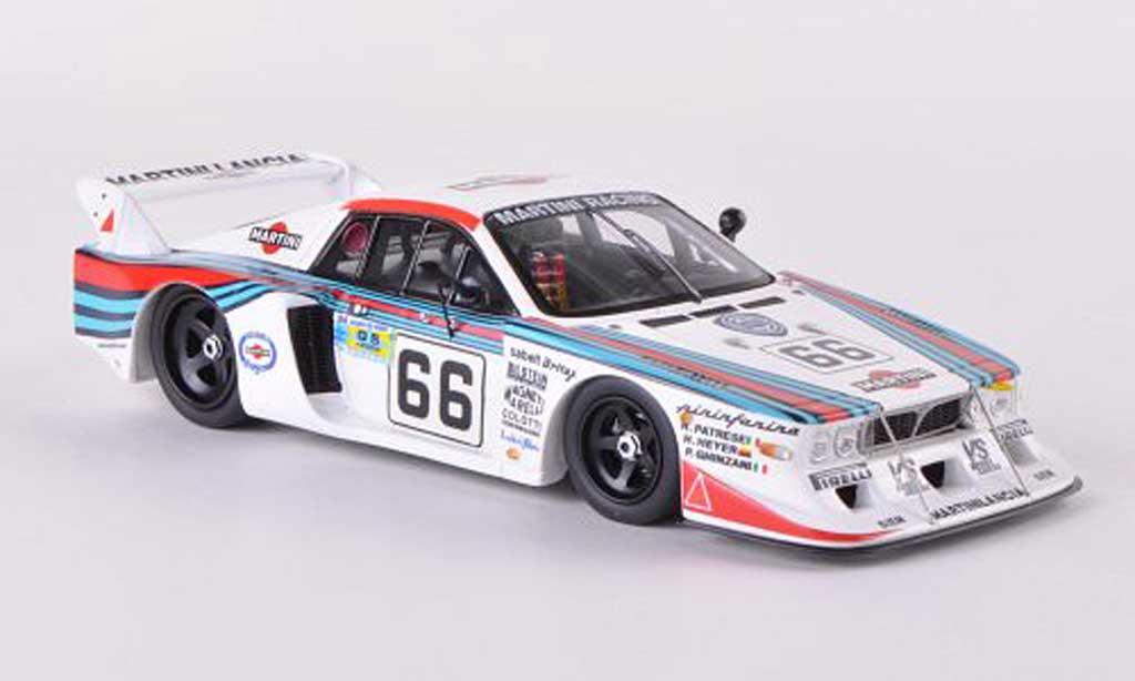 Lancia Beta Monte Carlo 1/43 Spark Monte Carlo No.66 Martini 24h Le Mans 1981 R.Patrese/H.Heyer/P.Ghinzani modellino in miniatura