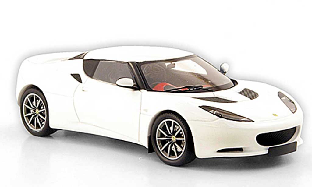 Lotus Evora S 1/43 Spark S bianco 2010 modellino in miniatura