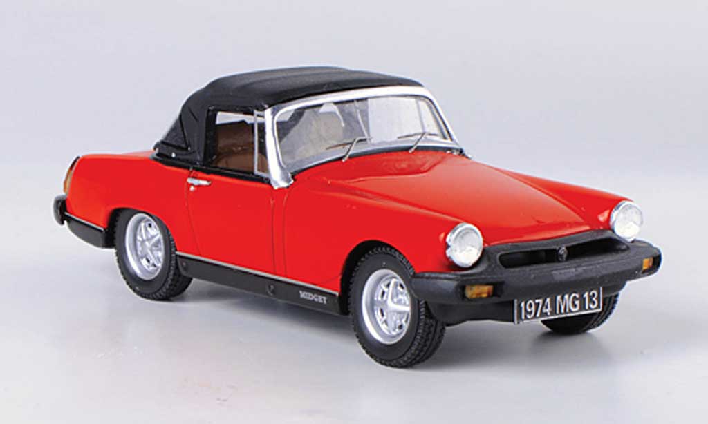 MG Midget 1974 1/43 Spark 1974 1500 rosso/nero modellino in miniatura