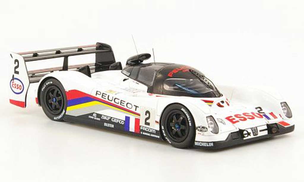 Peugeot 905 1993 1/43 Spark 1993 EV1 Ter No.2 Esso 24h Le Mans modellino in miniatura