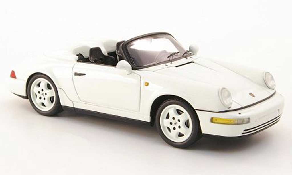 Porsche 993 Speedster 1/43 Spark 964 Speedster bianco 1 modellino in miniatura