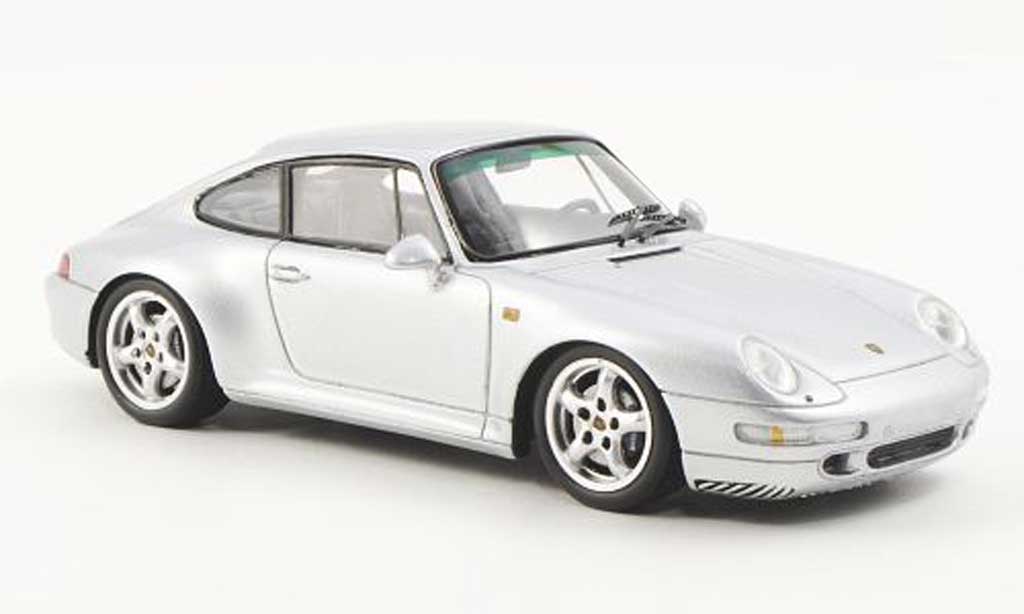 Porsche 993 Carrera 1/43 Spark Carrera 2S grigio 1994 modellino in miniatura