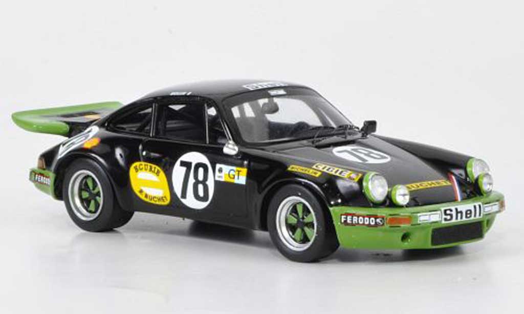 Porsche 930 1/43 Spark 911 Carrera R No.78 B.Wollek/C.Grandet 24h Le Mans 1975 modellino in miniatura