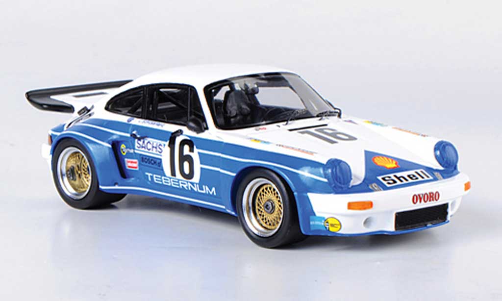 Porsche 930 RSR 1/43 Spark RSR Carrera No.16 Tebernum 24h Le Mans 1975 C.Schickentanz/H.Bertrams modellino in miniatura