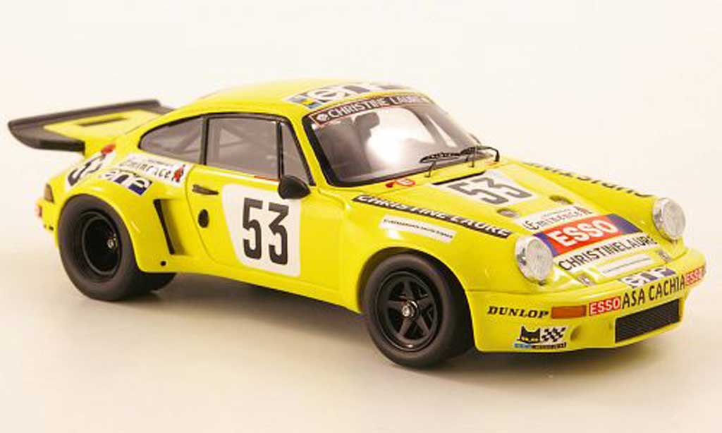 Porsche 930 1/43 Spark Carrera No.53 Christine Laure 24h Le Mans 1976 modellino in miniatura