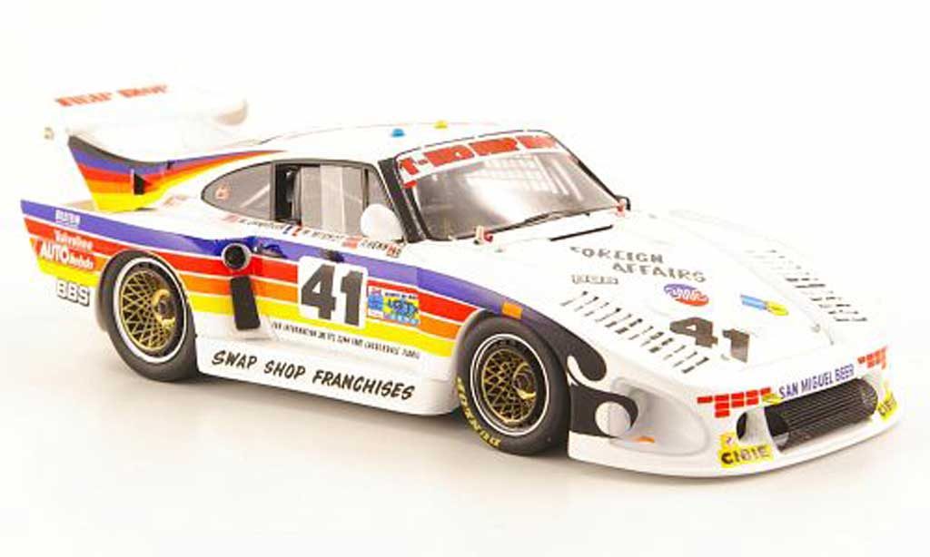 Porsche 935 1981 1/43 Spark 1981 K3 No.41 T-Bird Swap Shop 24h Le Mans modellino in miniatura