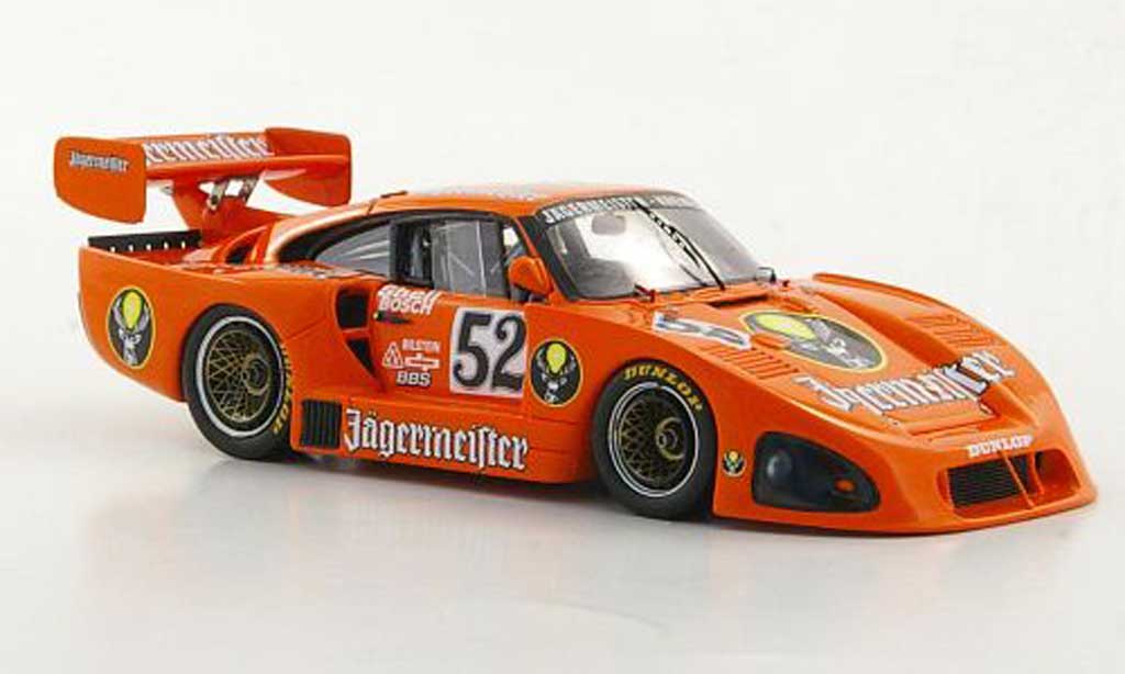 Porsche 935 1981 1/43 Spark 1981 K4 No.52 Jagermeister DRM Zolder modellino in miniatura