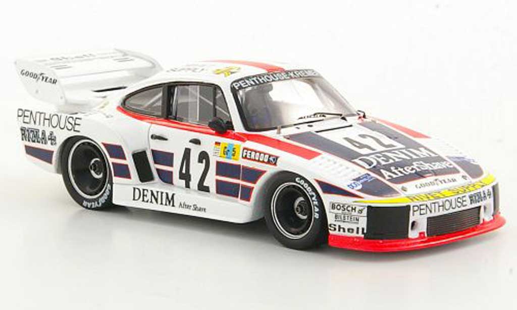 Porsche 935 1977 1/43 Spark 1977 K2 No.42 J.Fitzpatrick / G.Ewards / N.Faure 24h Le Mans modellino in miniatura