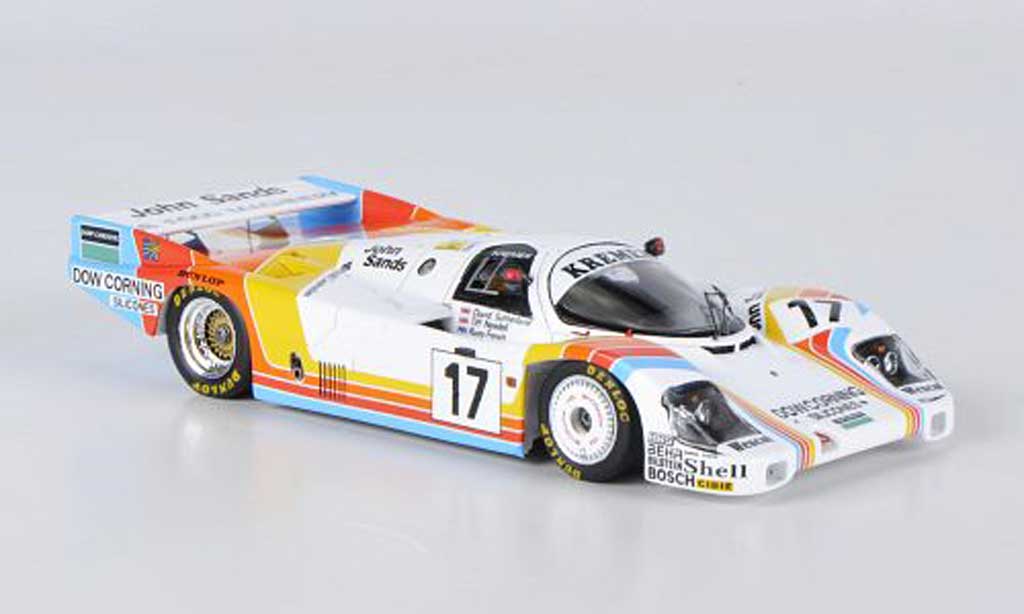 Porsche 956 1984 1/43 Spark 1984 No.17 Kremer T.Needell / D.Sutherland / R.French 24h Le Mans modellino in miniatura