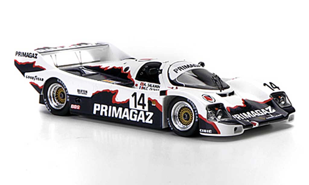 Porsche 962 1991 1/43 Spark 1991 C No.14 Primagaz 24h Le Mans modellino in miniatura