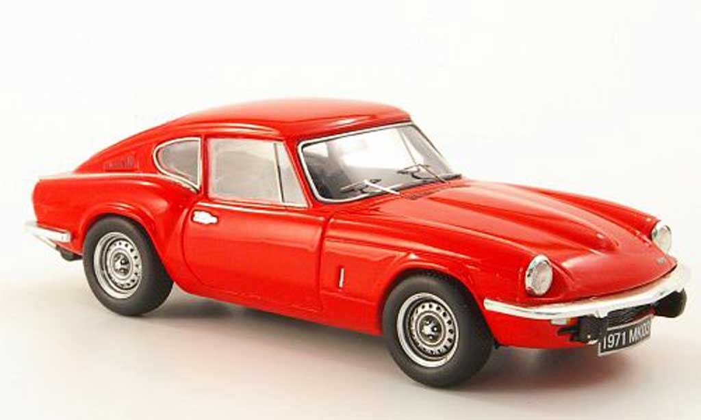 Triumph GT6 1/43 Spark MKIII rosso modellino in miniatura