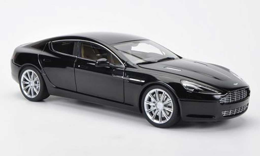 Aston Martin Rapide 1/18 Autoart nero LHD 2010 modellino in miniatura
