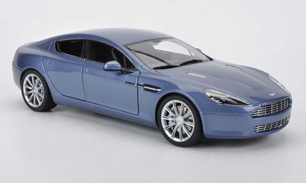 Aston Martin Rapide 1/18 Autoart blu grigio 2010 modellino in miniatura