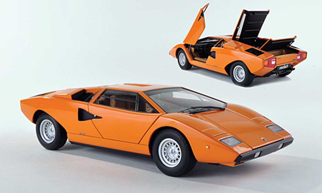 Lamborghini Countach LP 400 1/43 Autoart LP 400 l 1974 modellino in miniatura