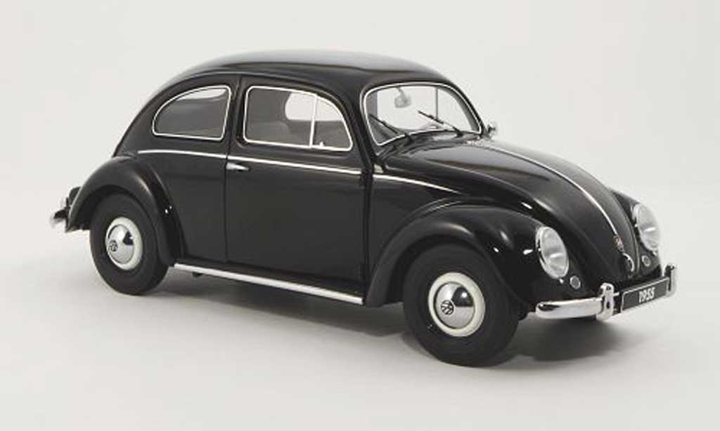 Volkswagen Kafer 1/18 Autoart nero 1955 modellino in miniatura