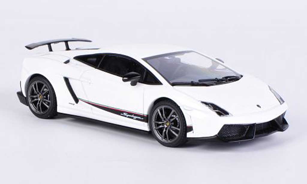 Lamborghini Gallardo LP570-4 1/43 Autoart LP570-4 Superleggera bianco 2010 modellino in miniatura