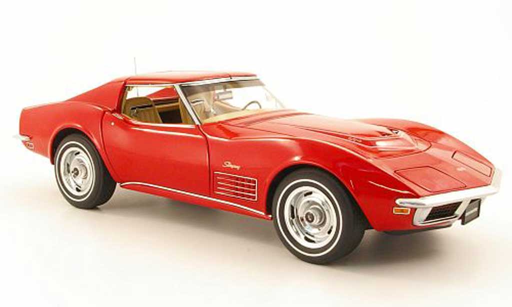 Chevrolet Corvette C3 1/18 Autoart C3 rosso 1970 modellino in miniatura