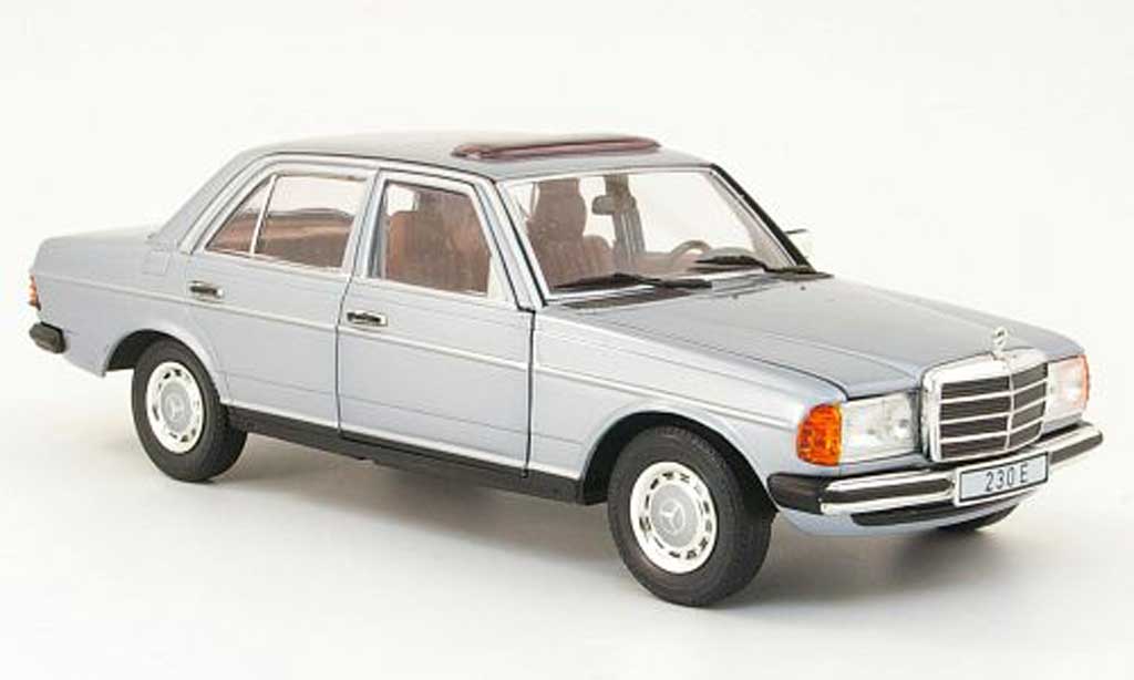 Mercedes 230 1/18 Revell e (w123) metallisee blu modellino in miniatura
