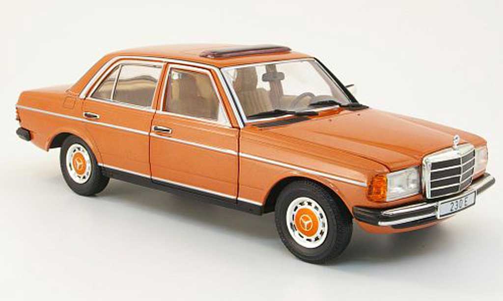 Mercedes CLA 1/18 Revell 230 e (w123) marronee clair sondermodell mcw le 1.000 modellino in miniatura