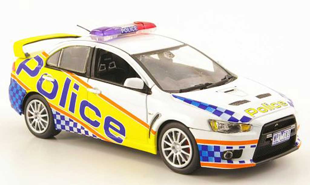 Mitsubishi Lancer Evolution X 1/43 Vitesse Evolution X Australien Victoria Police 2009 modellino in miniatura