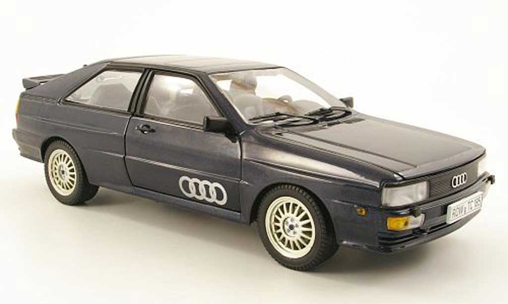 Audi Quattro 1/18 Sun Star blu 1981 modellino in miniatura
