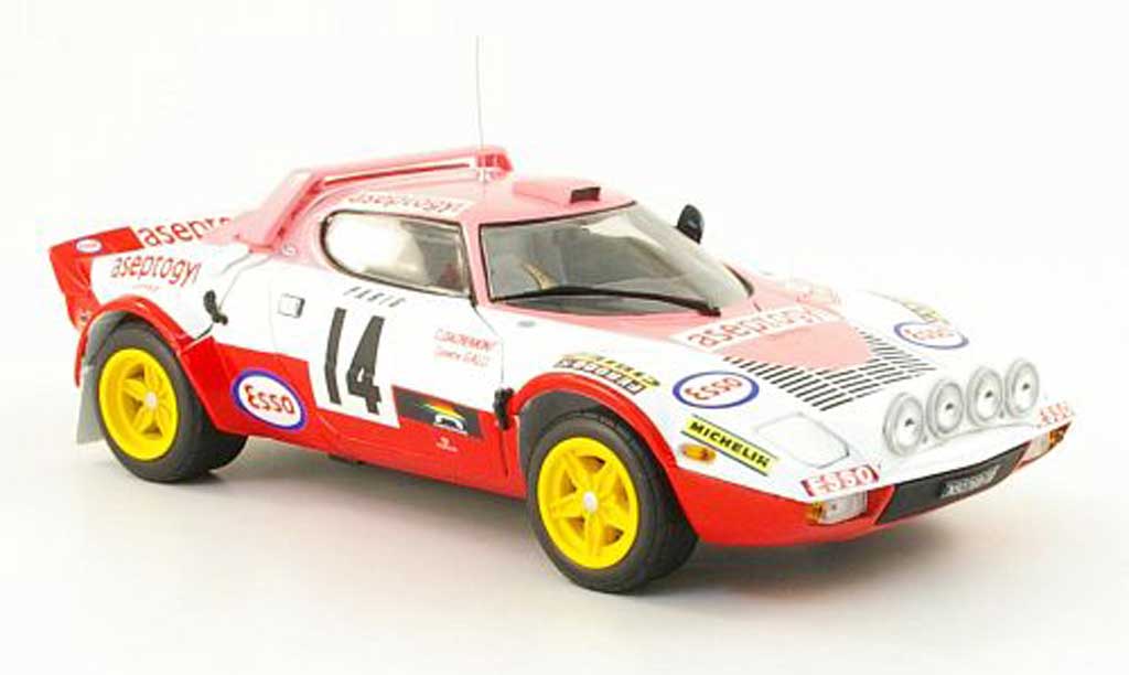 Lancia Stratos Rallye 1/18 Sun Star Rallye hf no.14 rallye monte carlo 1977 c.dacremont / c.galli modellino in miniatura