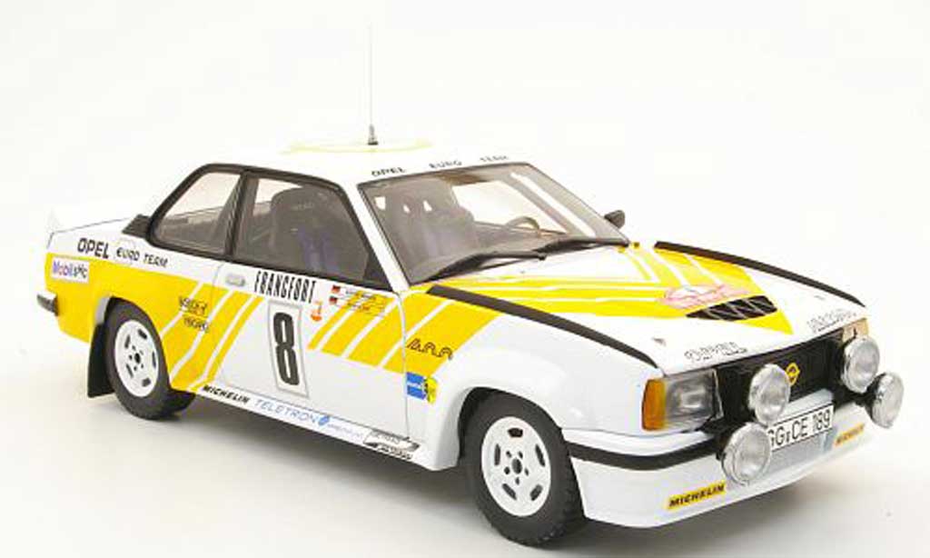 Opel Ascona 400 1/18 Sun Star 400 400 no.8 opel euro team rallye monte carlo 1980 j.kleint/g.wanger modellino in miniatura
