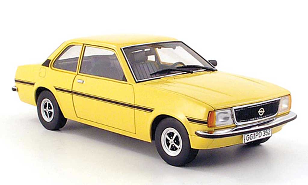 Opel Ascona B 1/18 Sun Star B sr giallo-beige 1975 modellino in miniatura