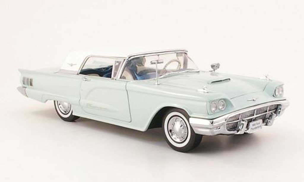 Ford Thunderbird 1960 1/18 Sun Star 1960 Hardtop blu/bianco modellino in miniatura