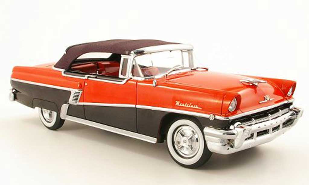 Mercury Montclair 1/18 Sun Star convertibile rosso/nero geschlossen 1956 modellino in miniatura