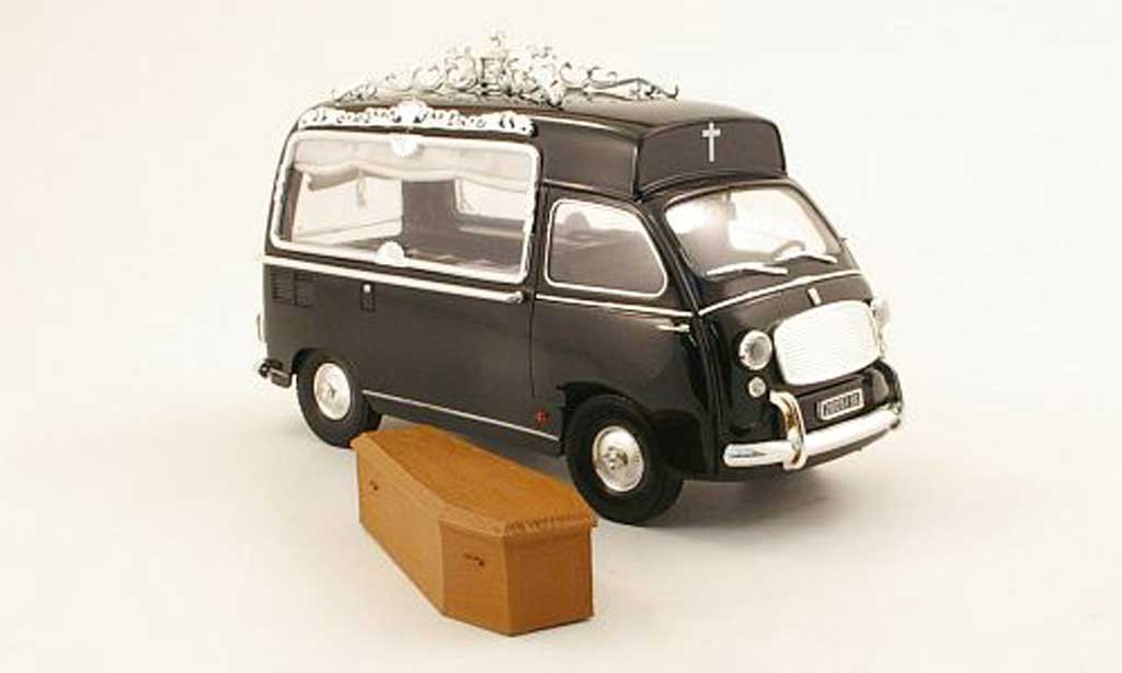 Fiat 600 1/18 Mini Miniera multipla leichenwagen 1962 modellino in miniatura