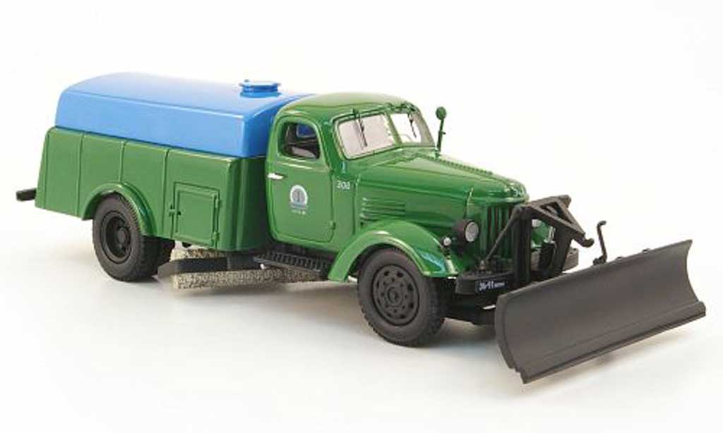 Zil 164 1/43 DIP Models A/PM-10 Strassenreinigrung-Winter grun/blu modellino in miniatura