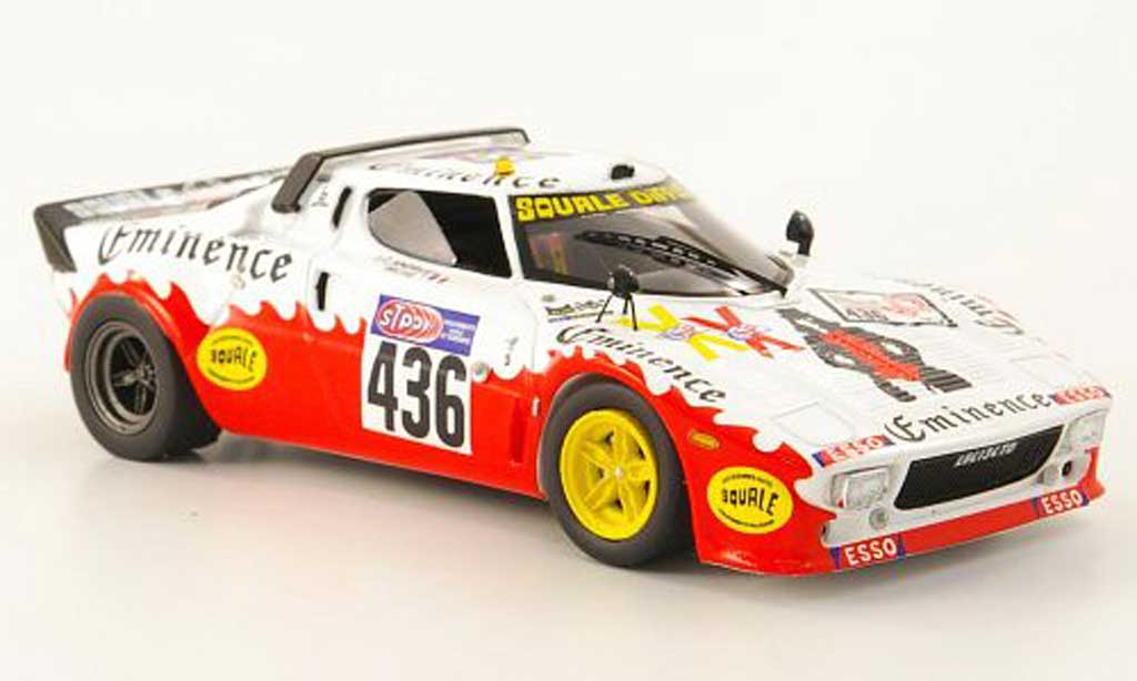 Lancia Stratos Rallye 1/43 Spark Rallye No.436 Eminence Tour de France 1976 modellino in miniatura