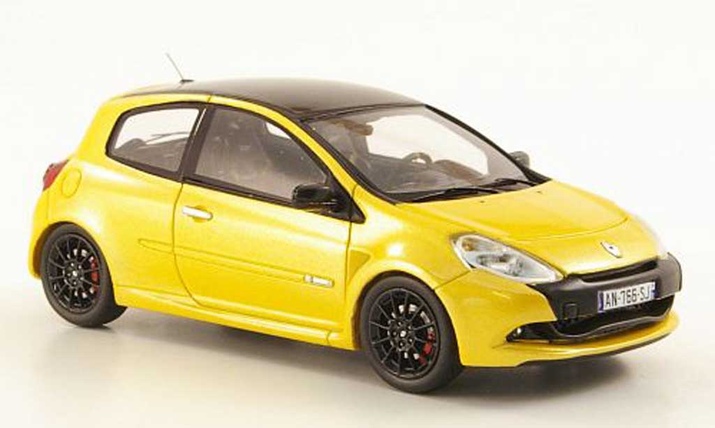 Renault Clio Cup 1/43 Spark Cup R.S. giallo/nero 2011 modellino in miniatura